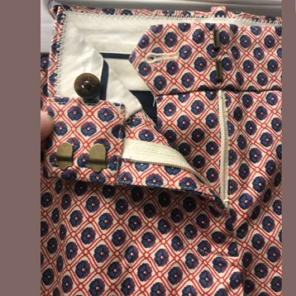J. Crew Café Capri Pants Floral Print Size 2 - Picture 2 of 8